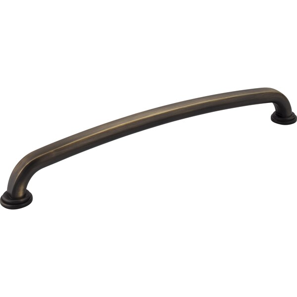 Jeffrey Alexander 12" Center-to-Center Antique Brushed Satin Brass Bremen 1 Appliance Handle 527-12ABSB - main
